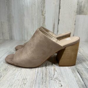 New BP‎ Callum Tan Vegan Leather Open Toe Mule #84